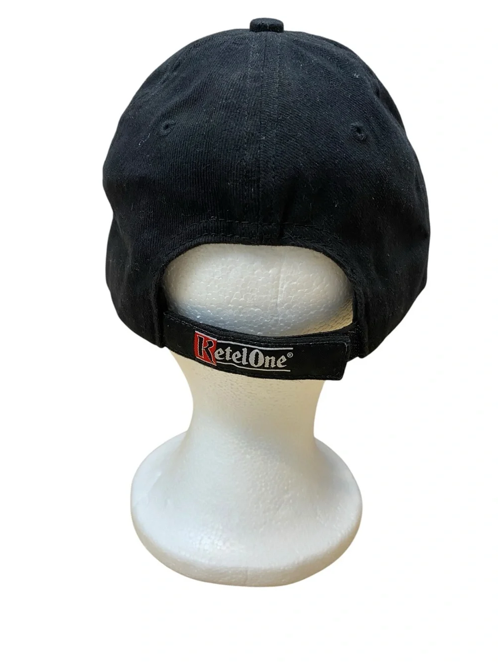 KETEL ONE VODKA Embroidered Baseball Cap Black Red & White Logo adjustable OS